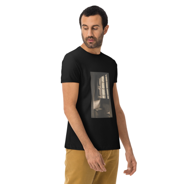 Camiseta justa com modelagem reta masculina - Namoradeira